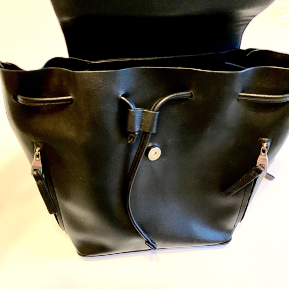 Zara | Black Basic Backpack - image 2